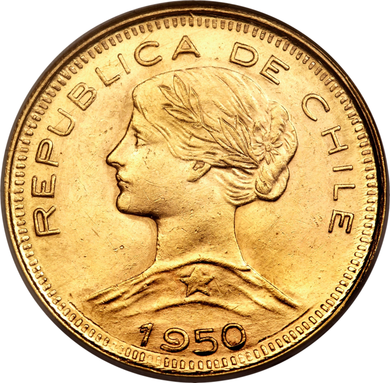 Au 100 Pesos Chile