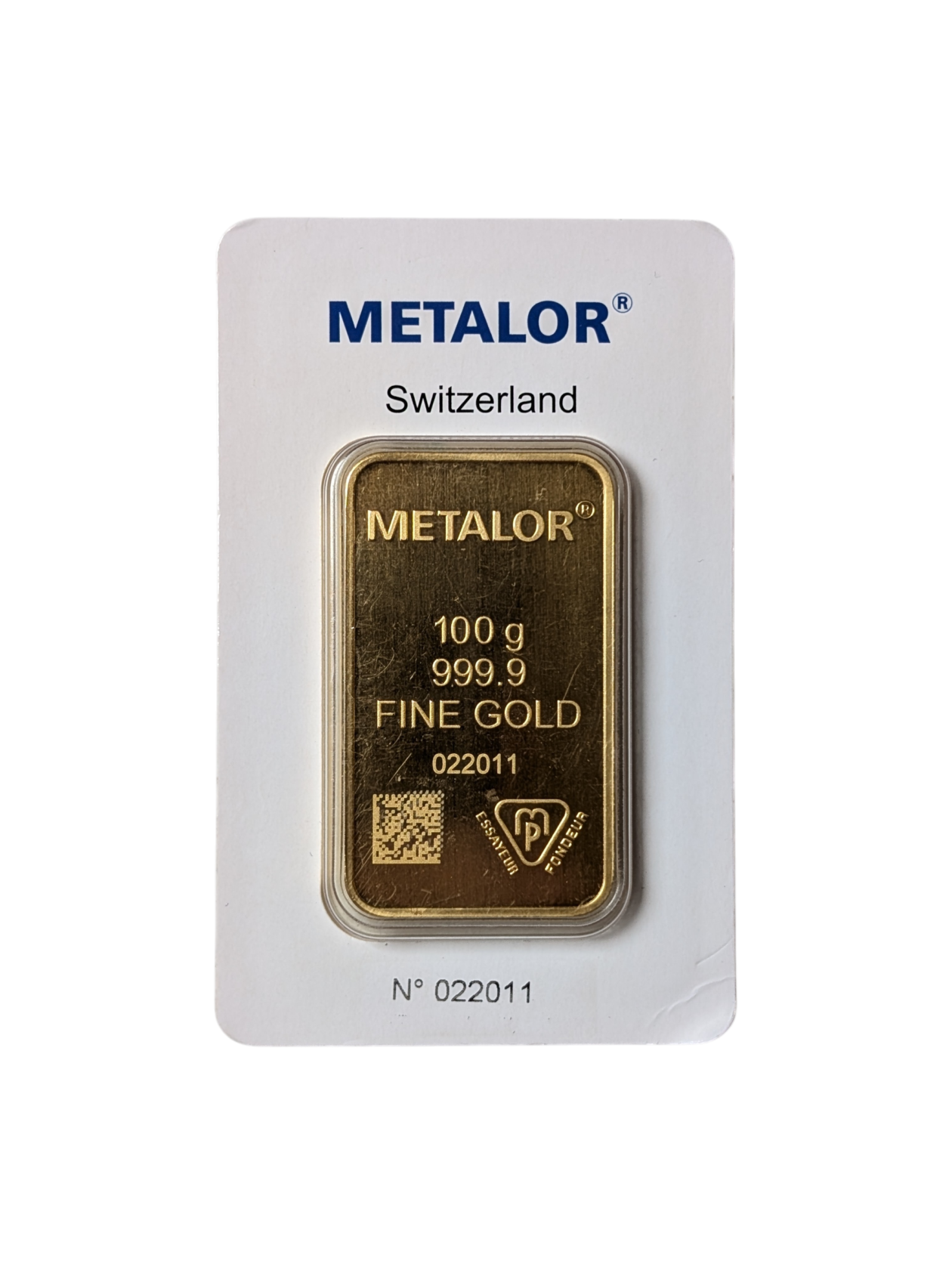 Au 100 gram Metalor2