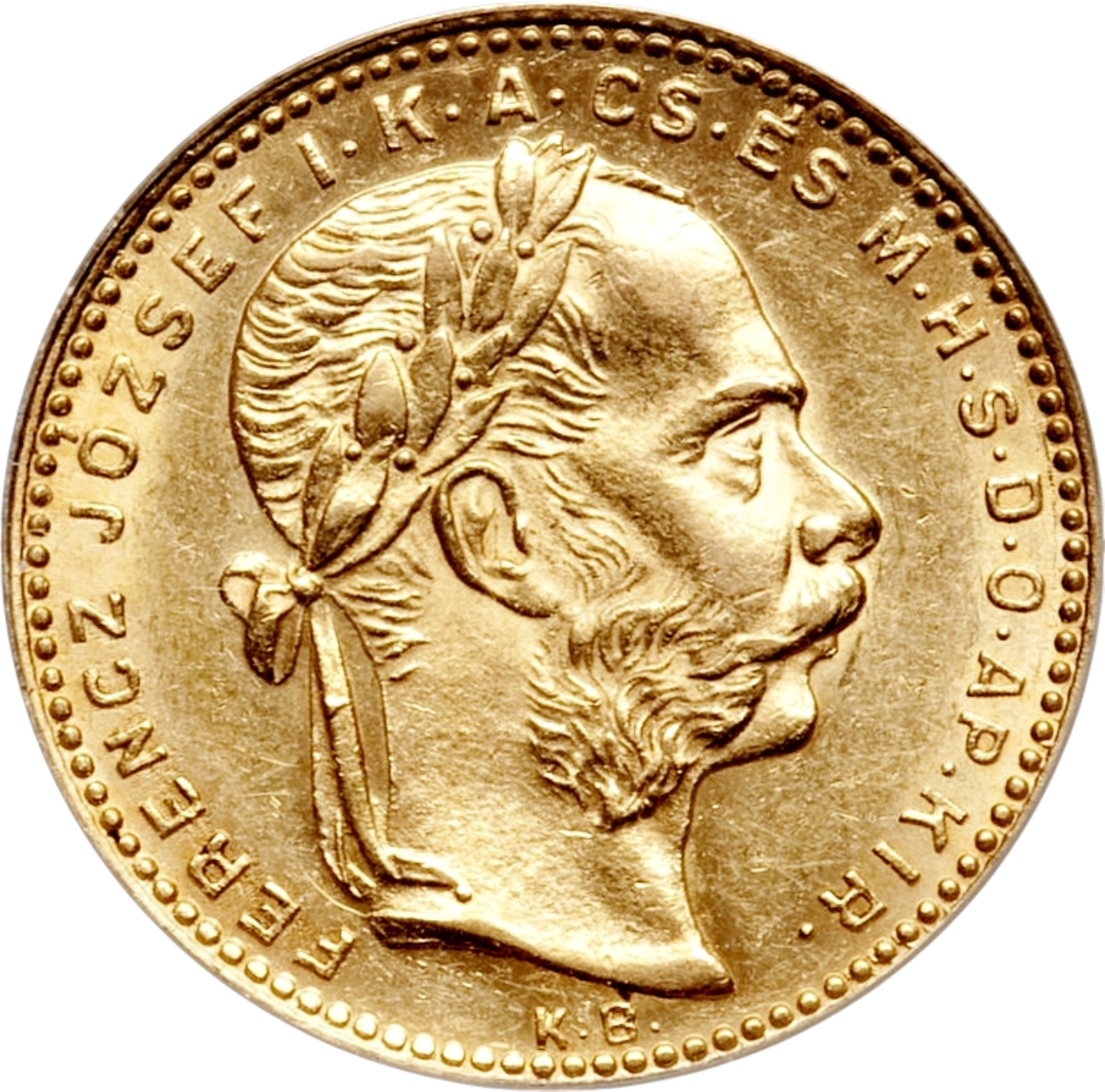 Au 20 Fr 8 Forint Hongarije