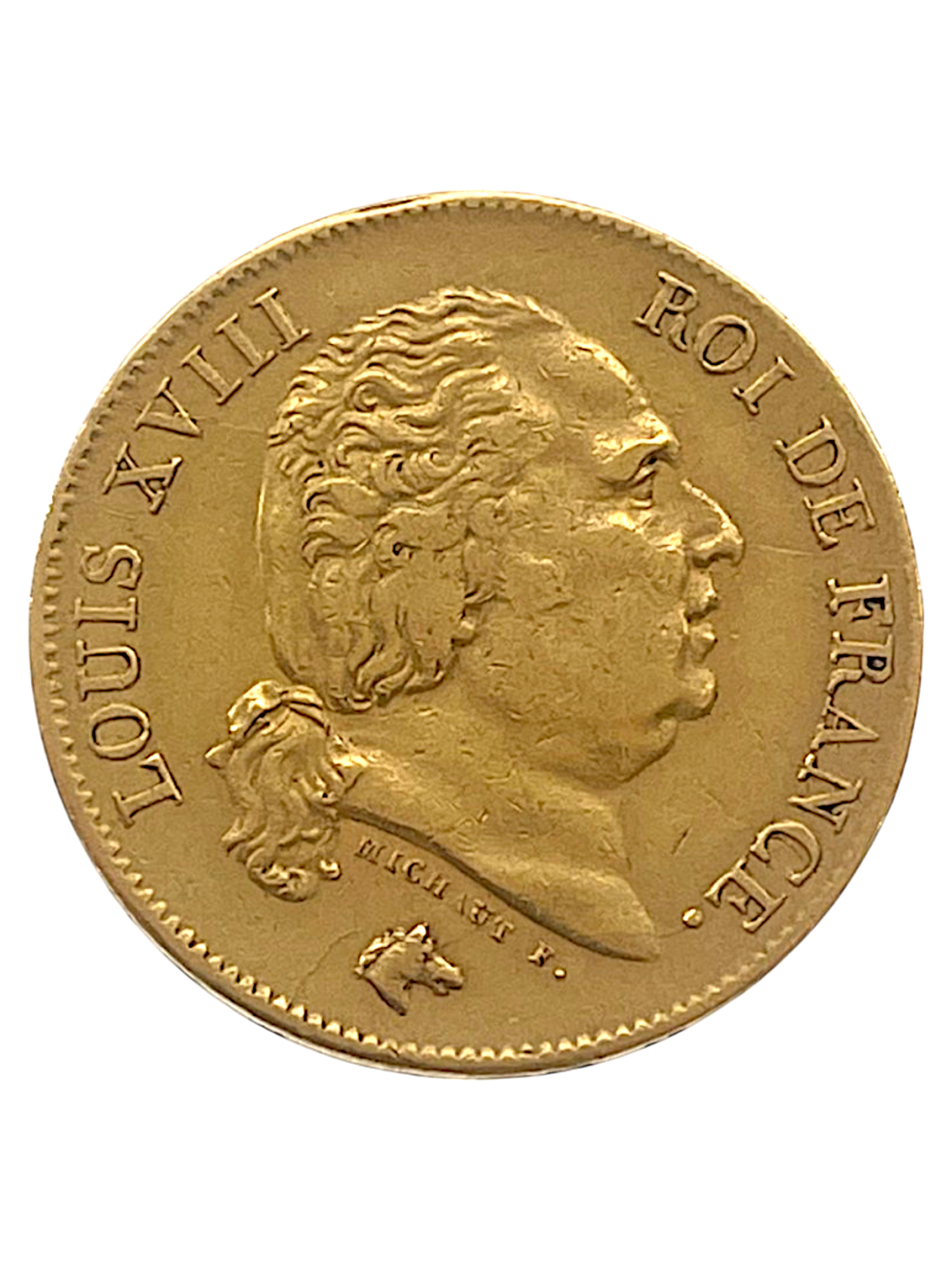 Au 40 Fr Louis XVIII FRONT