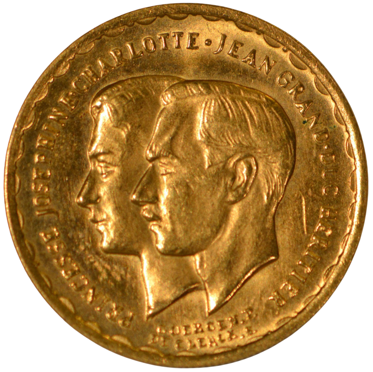 Au 20 Francs Luxemburg Huwelijk Joséphine Charlotte en Jean