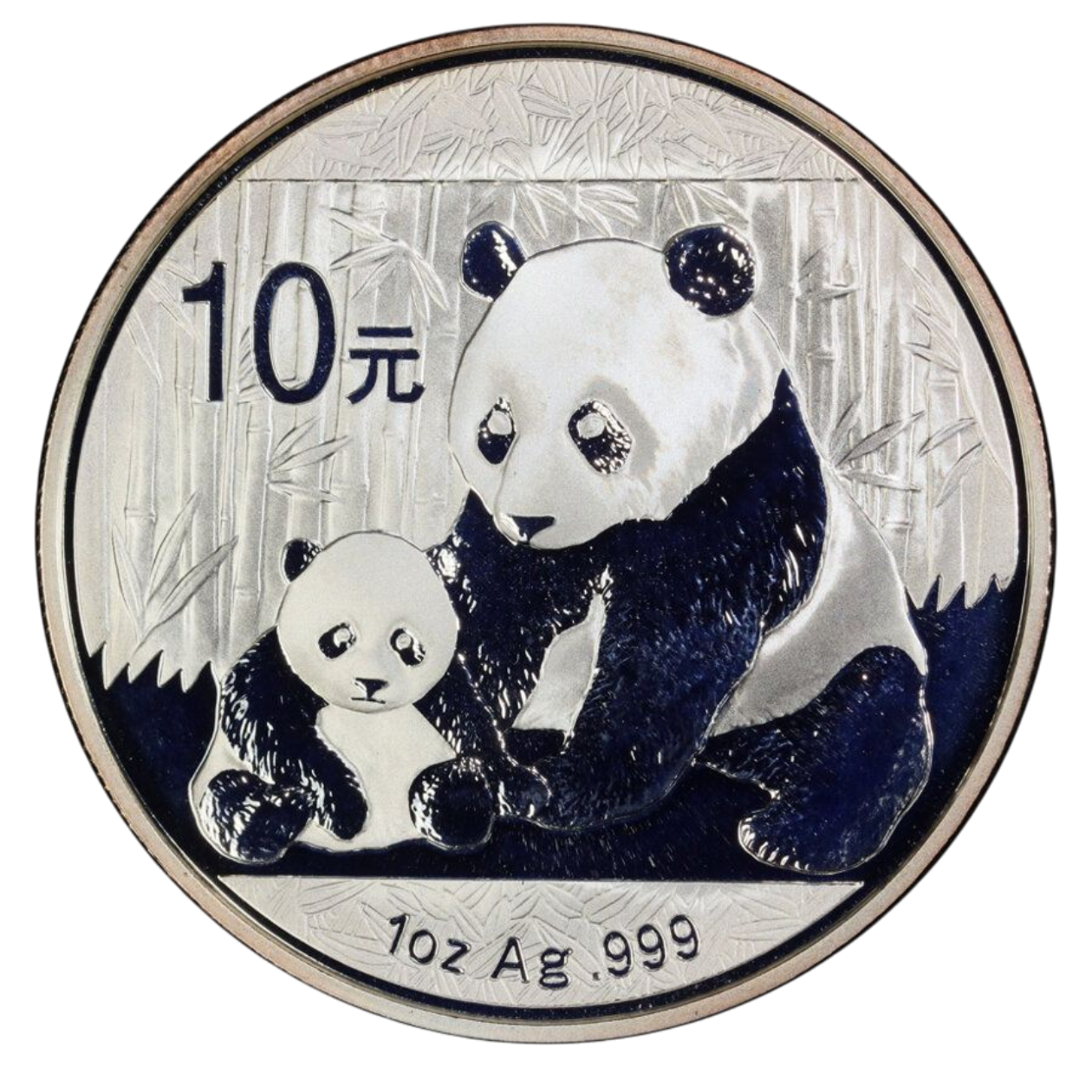 China Panda 10 Yuan 2012