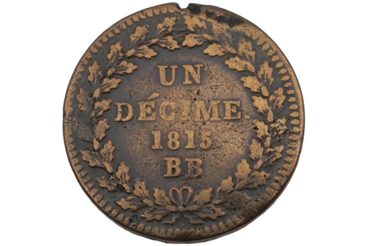 Cu Un Decime 1815 BB Napoleon