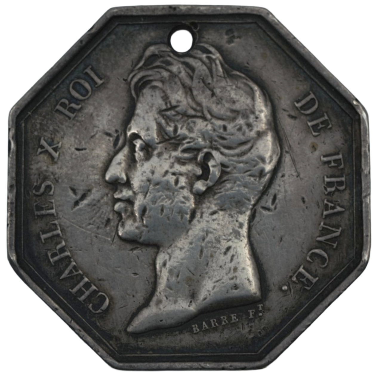 Medaille Charles X Guadeloupe 1