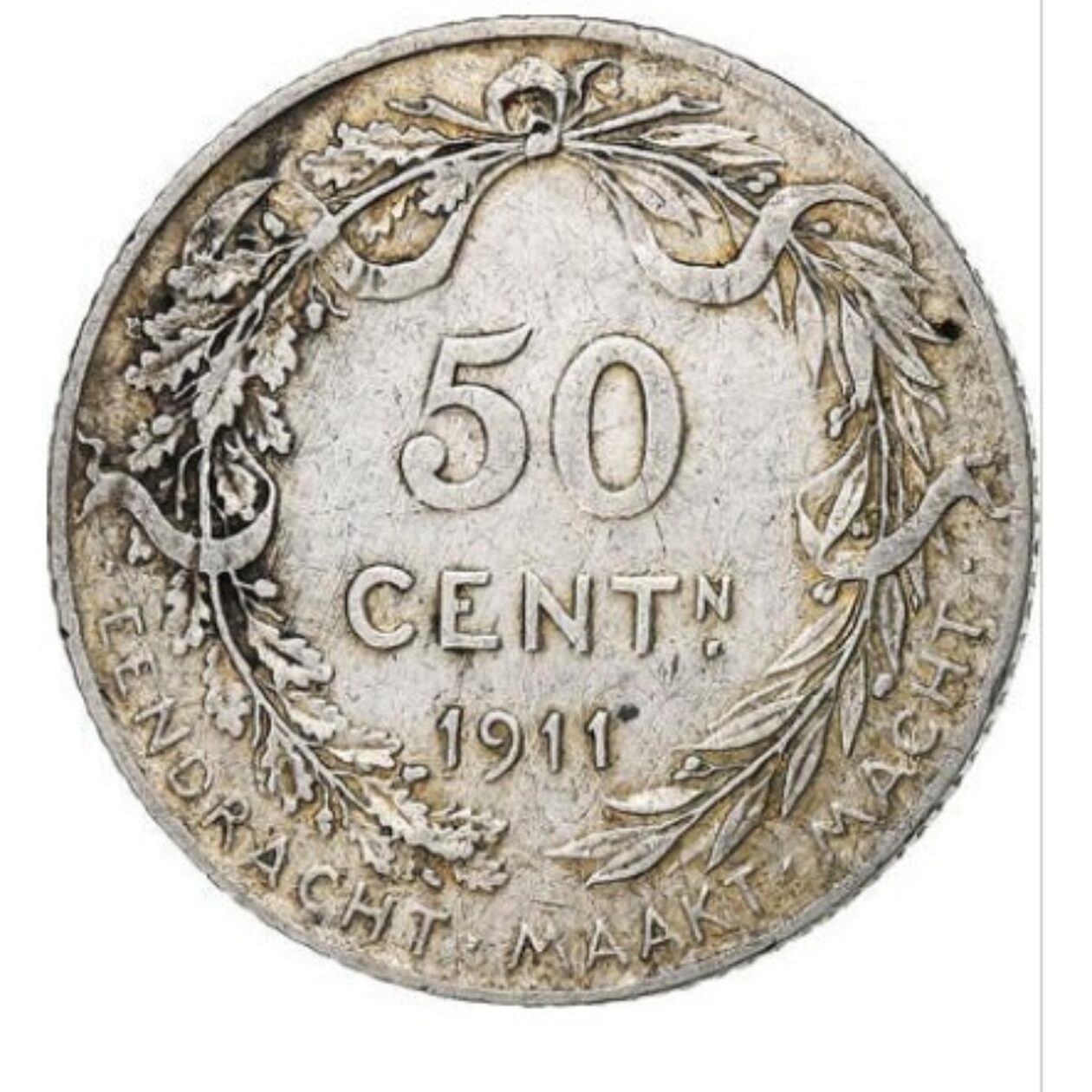 Belgium 50 centimes 1911