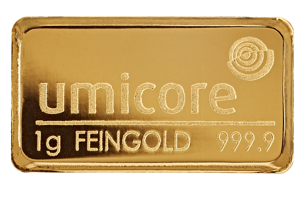 Gold bar 1g Internal External Use Photoroom