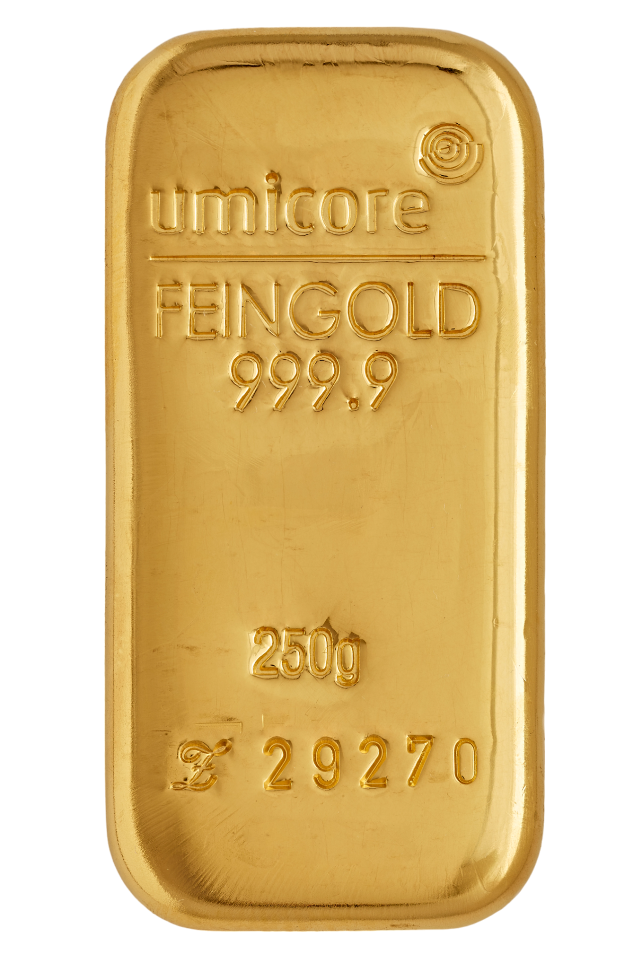 Gold bar 250g Internal External Use Photoroom