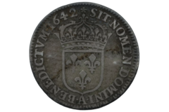 1 12 Ecu 1642 Louis XIV