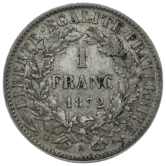 1 Franc 1872 A