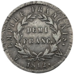 12 franc 1812 Napoleon 1