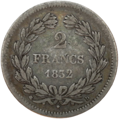 2 Francs 1832 D 1 2
