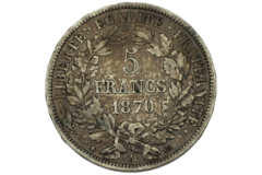 5 Francs 1870 A