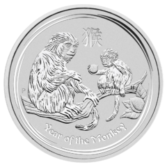 AG 1 Oz Year of the Monkey 2016