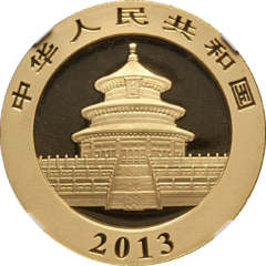 AU 1 Oz Panda 500 yuan 2013