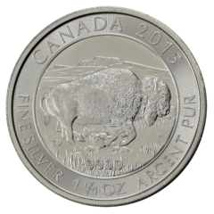 Ag 1 1 4 Oz Canadian Bison 2015