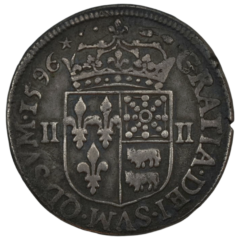 Ag 1 4 Ecu 1596 Béarn Henri IV