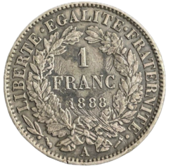 Ag 1 Franc Cérès 2