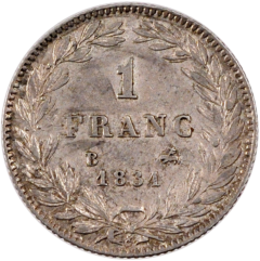 Ag 1 Franc Louis Philippe 2