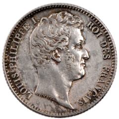 Ag 1 Franc Louis Philippe