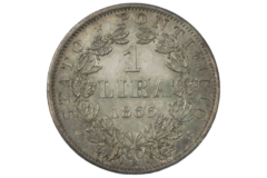 Ag 1 Lira 1866 Vaticaanstad 1