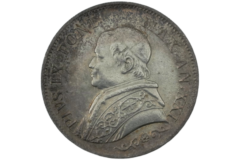 Ag 1 Lira 1866 Vaticaanstad