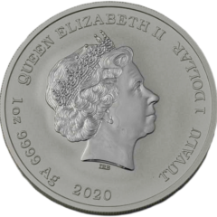 Ag 1 Ounce 2020 Simsons Krusty The Clown Tuvalu 1