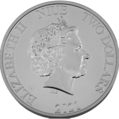 Ag 1 Ounce 2021 Disney Donald en Daisy Niue 1