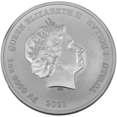 Ag 1 Ounce 2021 John Wayne Tuvalu