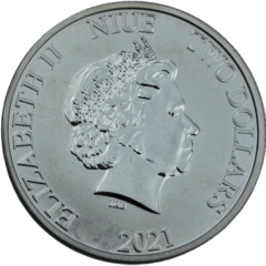 Ag 1 Ounce 2021 Pirates of the Caribbean The Black Pearl Niue 1