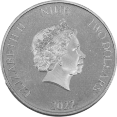 Ag 1 Ounce 2022 Dinsey 30th Anniversary of Aladdin Niue 1