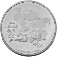 Ag 1 Ounce 2022 Dinsey 30th Anniversary of Aladdin Niue