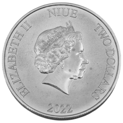 Ag 1 Ounce 2022 Donald Duck Christmas Niue 1