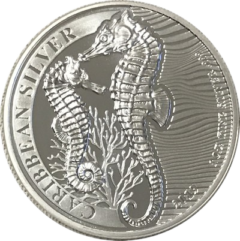 Ag 1 Oz Barbados Seahorse 2019