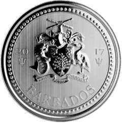Ag 1 Oz Barbados Tident 2019 2