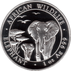 Ag 1 Oz Elephant 2015