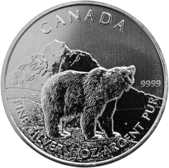 Ag 1 Oz Grizzly bear 2011 2