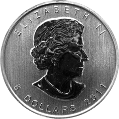 Ag 1 Oz Grizzly bear 2011
