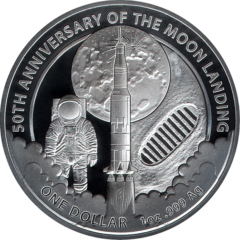 Ag 1 Oz Moon Landing 2019