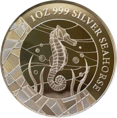 Ag 1 Oz Samoea seahorse 2018