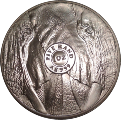Ag 1 Oz The Big Five Elephant 2019 2