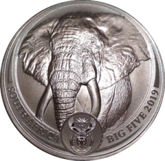 Ag 1 Oz The Big Five Elephant 2019