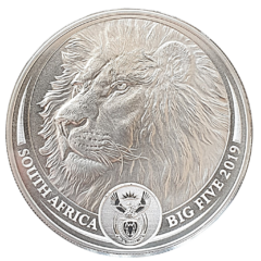 Ag 1 Oz The Big Five lion 2019 2
