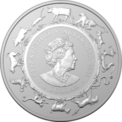 Ag 1 Oz The Year of the Ox 2
