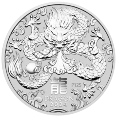Ag 1 Oz Year of the dragon 2024 2