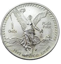 Ag 1 Oz libertad 1992