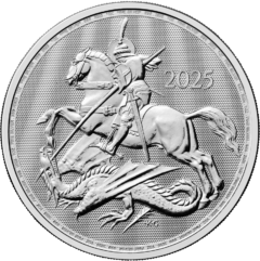 Ag 1 Oz st George and the dragon 2025