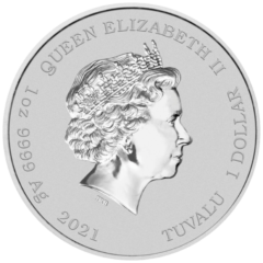Ag 1 ounce 2021 The Simsons Family Tuvalu 1