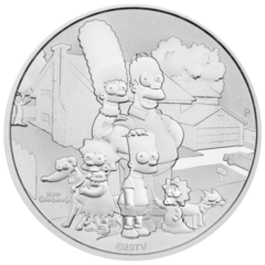 Ag 1 ounce 2021 The Simsons Family Tuvalu