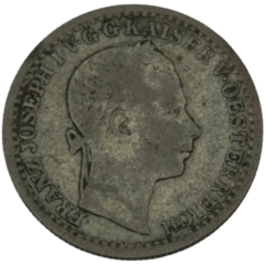 Ag 10 Kreuzer 1863 A Oostenrijkse Rijk
