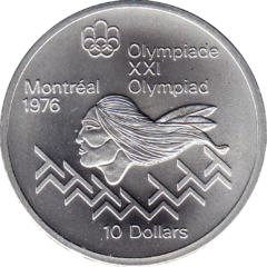 Ag 10 dollar Olympiade Montréal hurdles